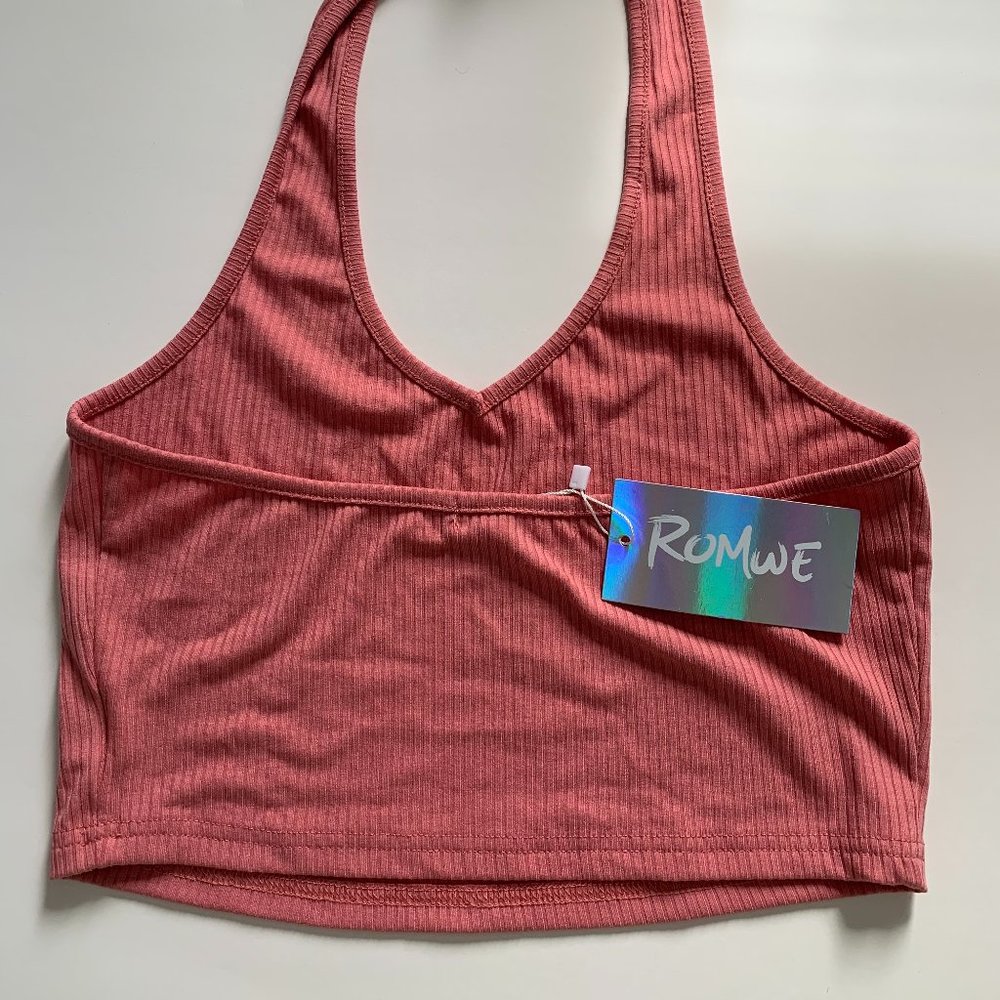 Ribbed Halter Top - Picture 2 of 4